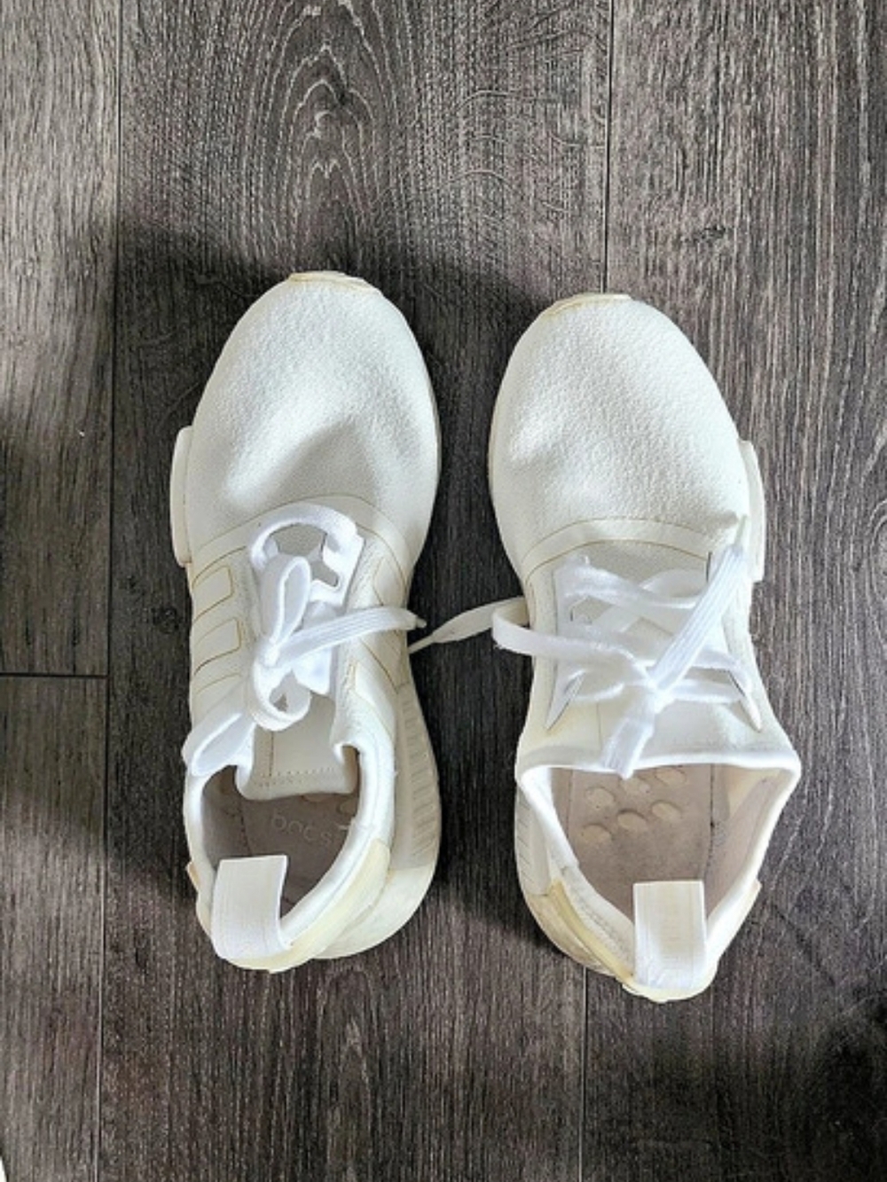 adidas NMD_R1 White Sneakers US 4.5